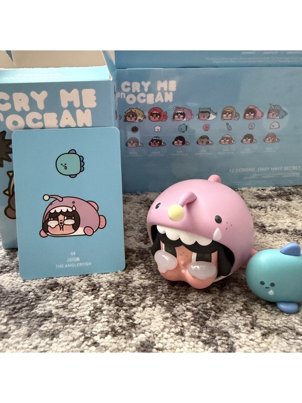 POP MART CRYBABY Cry Me an Ocean Series Figures - The Anglerfish
